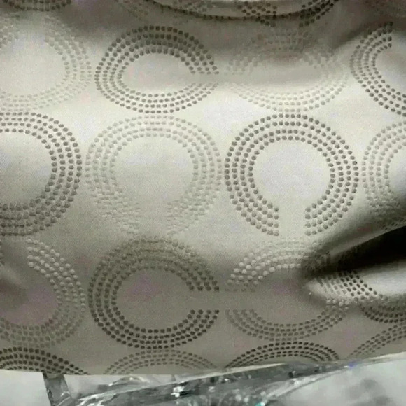 COACH Ashley Signature Tote/Hobo/Satchel Bag in Cream and Taupe - Picture 3 of 12